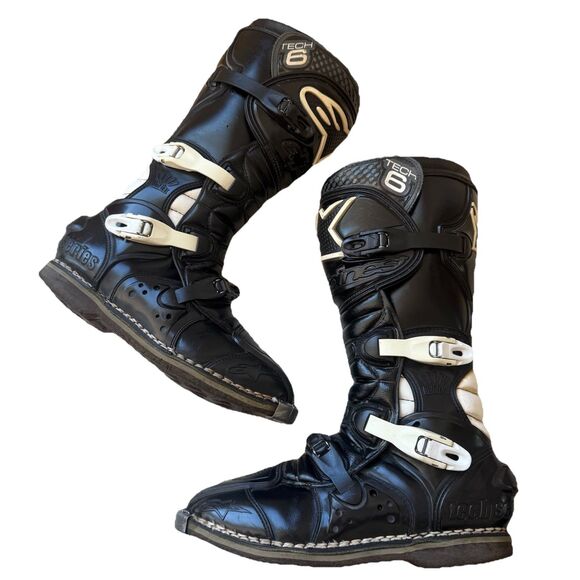 Alpinestars TECH 6 Men US  10 Black Motorcycle MotoCross Boots Tech series main image 10